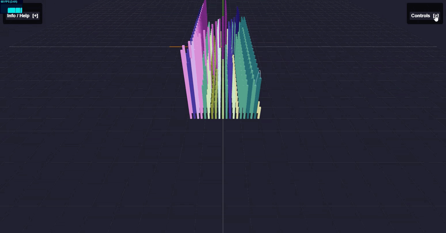 3D Sorting Algorithm Visualization